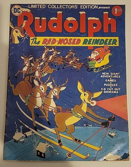 DC Limited Collector's Edition RUDOLPH Red Nosed Reindeer Giant Size Comic 1976