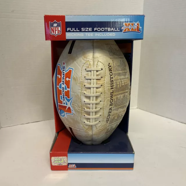 NFL Super Bowl XLI Full Size Football Chicago Bears 2006 NFC Champs Colts