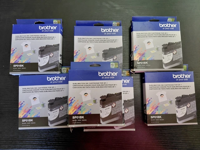 BROTHER SP01BK BLACK Ink Cartridge Set Pack of 7 $34.99 - PicClick