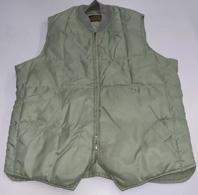 VINTAGE EDDIE BAUER Vest Mens Small Goose Down Outdoors Quilted 1980s ...