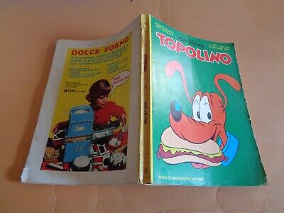 Topolino N° 727 1969 Ed.mondadori/Disney Buono Bollino+Cedola