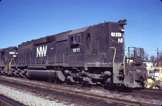 Nw 1611 Sd-40 Norfolk Va (Norfolk Western) Original Slide 02-26-74 T1-4