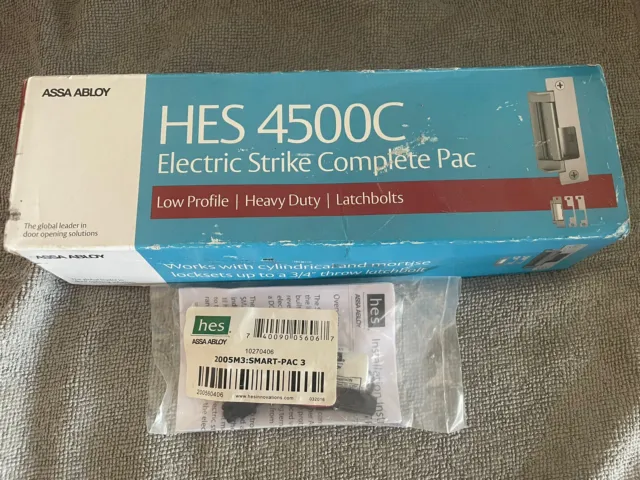 HES 4500C 12/24D-630 Electric Strike ASSA ABLOY New,with HES smart pac 3