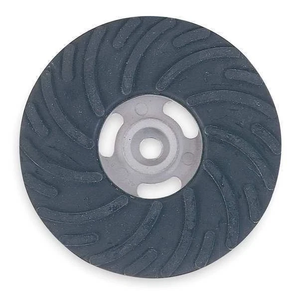 NORTON ABRASIVES Fiber Dsc BU Pad, 5D, Arbor Hole 63642543421