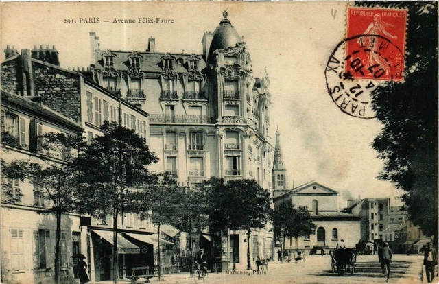 CPA PARIS 15th Avenue Felix-Faure. P. Marmuse (479953)