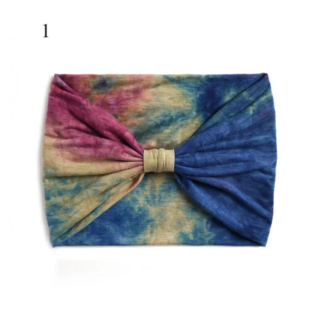 Rainbow Color Turban Head Wrap Hair Accessories Sweatband Bandanas Headscarf