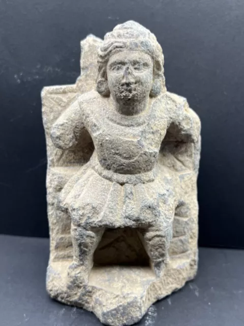 Museum Pice Un Touch Ancient Indo Greek Ghandhra Artifact Old Statue Figured