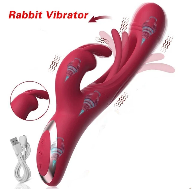 FLAPPING-RABBIT-SEX-VIBRATOR-TAPPING-G-SPOT-MASSAGER-DILDO-TOYS-FOR-WOMEN  EUR 50,39 - PicClick FR