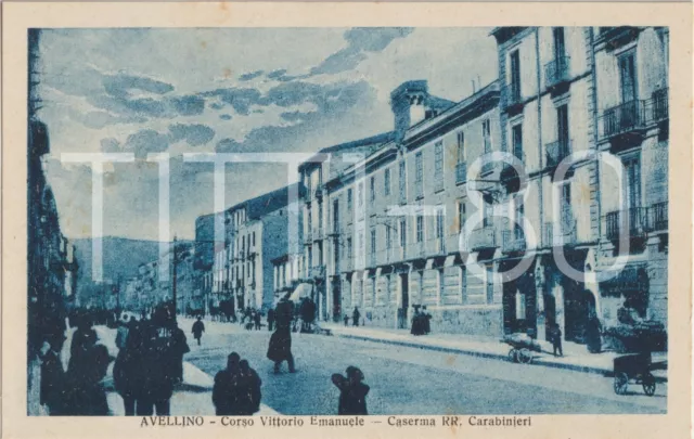 Avellino - Corso Vittorio Emanuele - Caserma Rr. Carabinieri