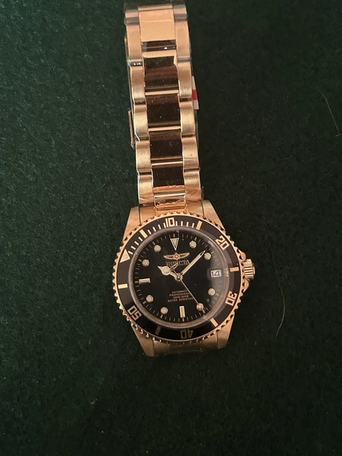 Orologio Invicta Pro Diver Quadrante Nero E Giallo Placcato Oro 8936 - Stile Subacqueo, Elegante E Sportivo