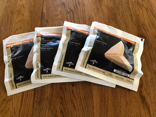 Optifoam Non Adhesive Wound dressing Heel MSC12000EP - Lot of 4 New!