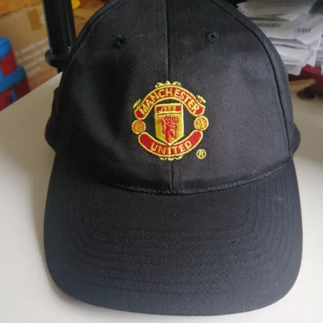 Manchester United FC Official Merchandise Baseball Cap One Size Adjustable Black