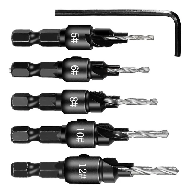 1.98mm/2.38mm/2.78mm/3.175mm / 3.56mm 0.6cm Hex Shanks Perceuse Rotatif Outils