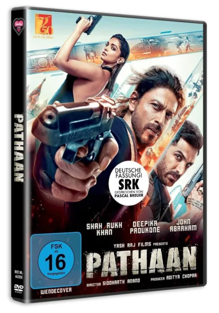 Pathaan (2023)[DVD/NEU/OVP] Bollywood - Action mit Shah Rukh Khan, Deepika Paduk