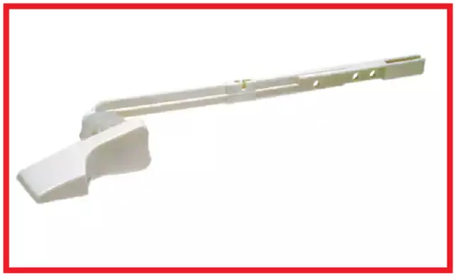 White Toilet Handle Universal Tank Trip Lever Toilet Flush Replacement Flusher* White Toilet Handle Universal Tank Trip Lever Toilet Flush Replacement Flusher*