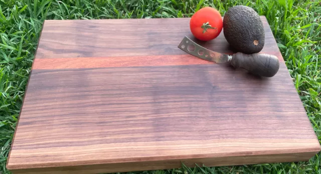 Timber Serving / Chopping Board (Walnut & Paduak)