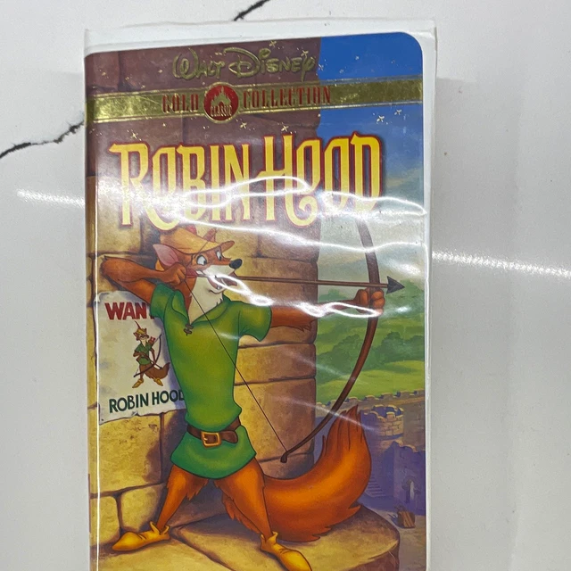 WALT DISNEY HOME Video Gold Collection Robin Hood VHS NTSC G (1984 ...