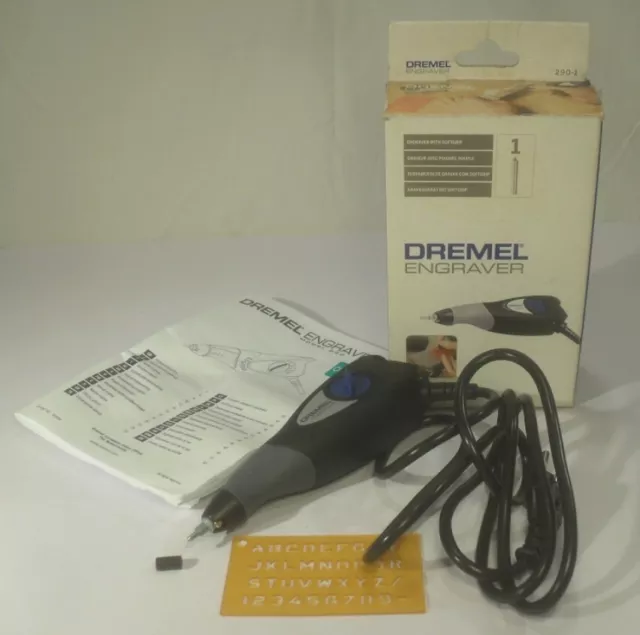 fast neu DREMEL Engraver 290-1 Gravierer Gravurgerät Gravierwerkzeug Maschine