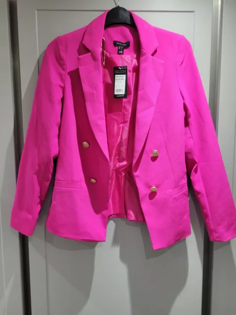 pink blazer size 8