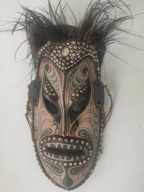 Wooden Tribal Mask. New Caledonia. Masque Tribal En Bois Nouvelle Caledonie 2