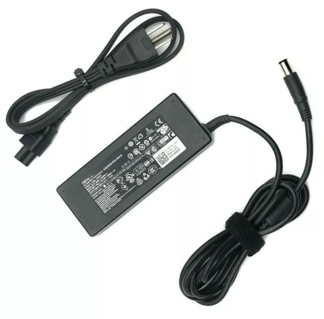Genuine 90Watt AC Adapter For Dell 19.5V Battery Charger Power Supply w/PC OEM