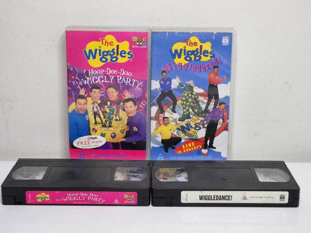 2 X The Wiggles VHS - Wiggledance! And Wiggly Party - ABC