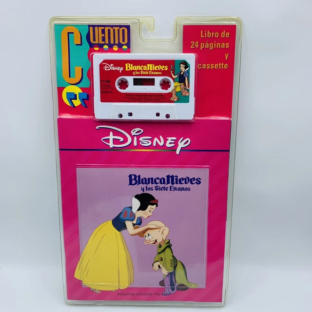 DISNEY SNOW WHITE and The 7 Dwarfs ReadAlong book and tape In SPANISH