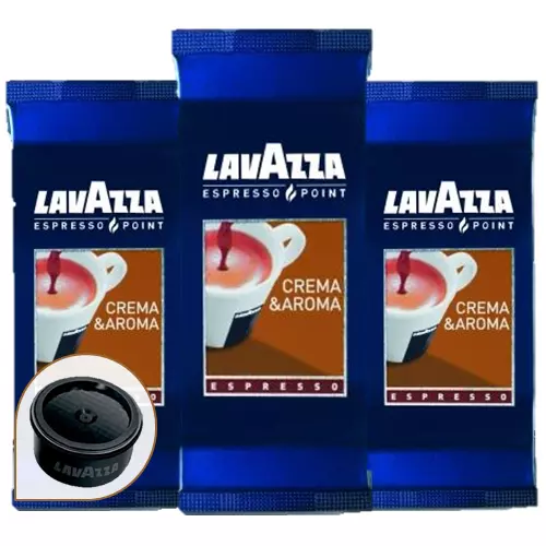 200 Capsule CREMA e AROMA Lavazza Espresso Point Originali Fresche Cialde Caffè