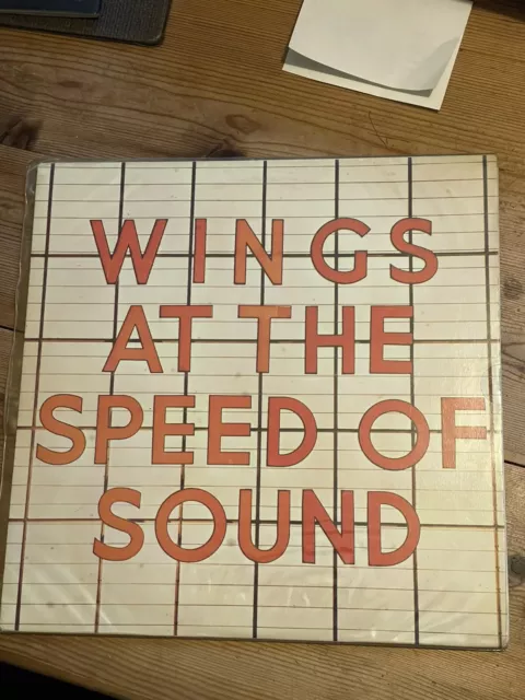 Wings At The Speed Of Sound vinyl 12" 1st press 3C 064 97581 Excellent Condition