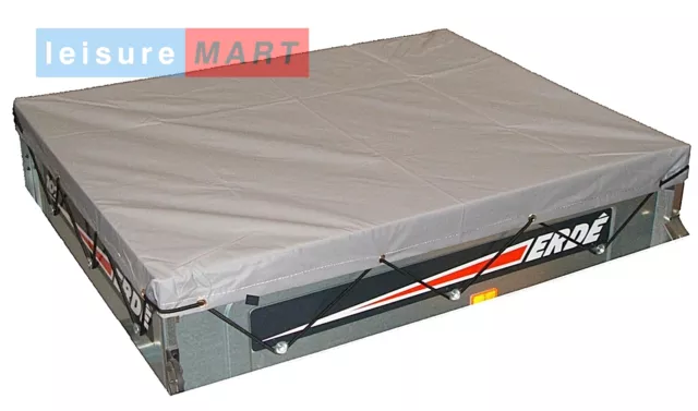 Quality PVC Grey Trailer Cover for Erde 122 or Daxara 127,  Maypole 6812 and 712