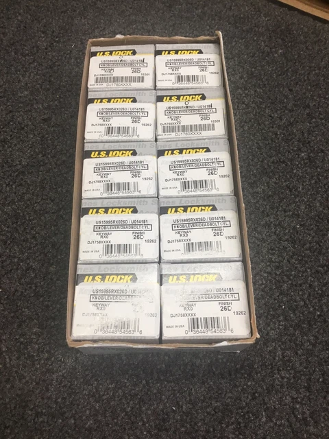 US Lock RXO; Schlage, KIK New cylinders, Lot of 10, Locksmith Gear US Lock RXO; Schlage, KIK New cylinders, Lot of 10, Locksmith Gear