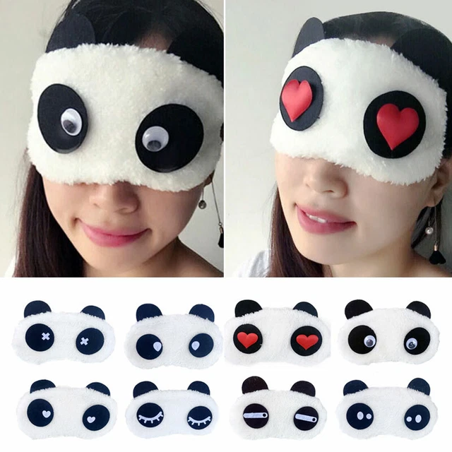 Panda Plüsch-Augenmaske Reiseschlafmasken Schlafende Kinder Mädchen Junge