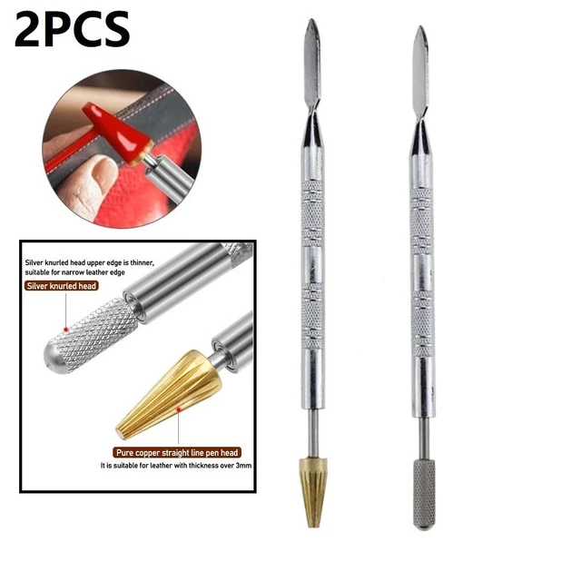 Hot Sale Oil Gluing Pen Glue Leather Painting Pen Silver Stainless Steel