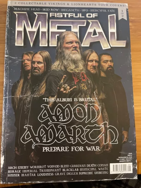 Fistful of Metal Magazine 8 Amon Amarth Machine Head Megadeth Merciful Fate UFO