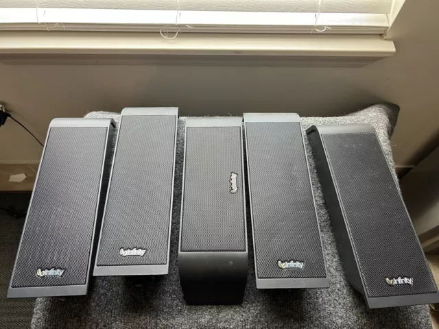 4 Infinity TSS-SAT 1200 Home Theater Speakers 1 TSS-CENTER1200 (5) Total