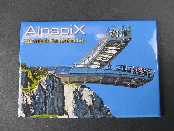 Garmisch Partenkirchen ALPSPIX ,8 cm Foto Magnet Souvenir Germany