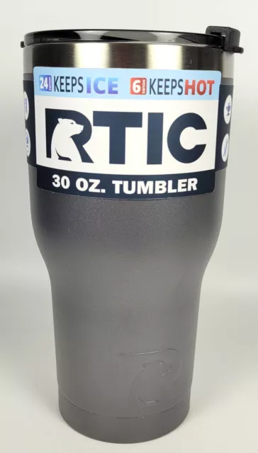RTIC 30 oz. Tumbler Graphite  Hot Cold Insulated Travel Cup New in Box
