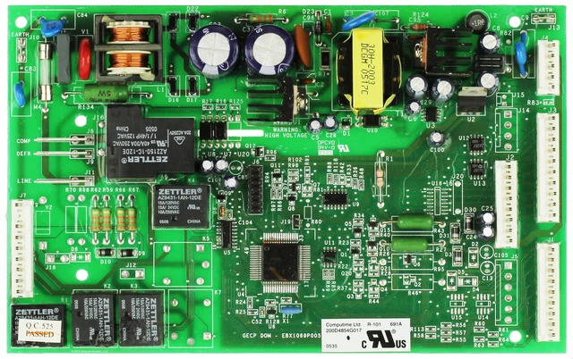 GE REFRIGERATOR 200D4854G017 WR55X10524 Main Control Board Assembly ...
