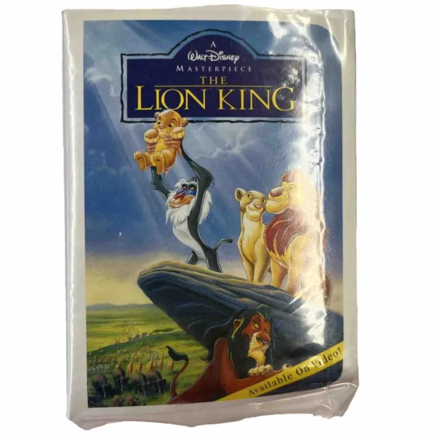 Disney McDonald's Toy: The Lion King Adult Simba VHS Case & Figure