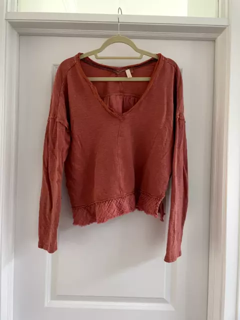 EUC Dusty Pink PILCRO for ANTHROPOLOGIE Top Size S