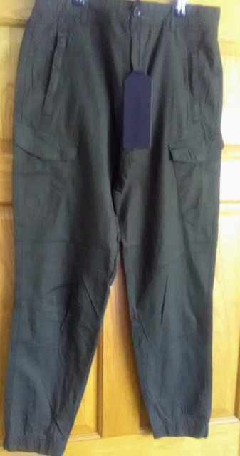 FOX Collection Lightweight Trousers Green Jogger Carp Fishing SZ M BNWT 2