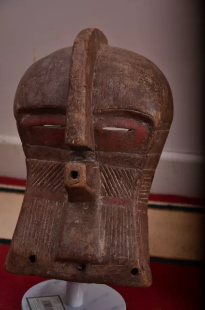 African tribal art, Songye mask  from Democratic Republic of Congo
