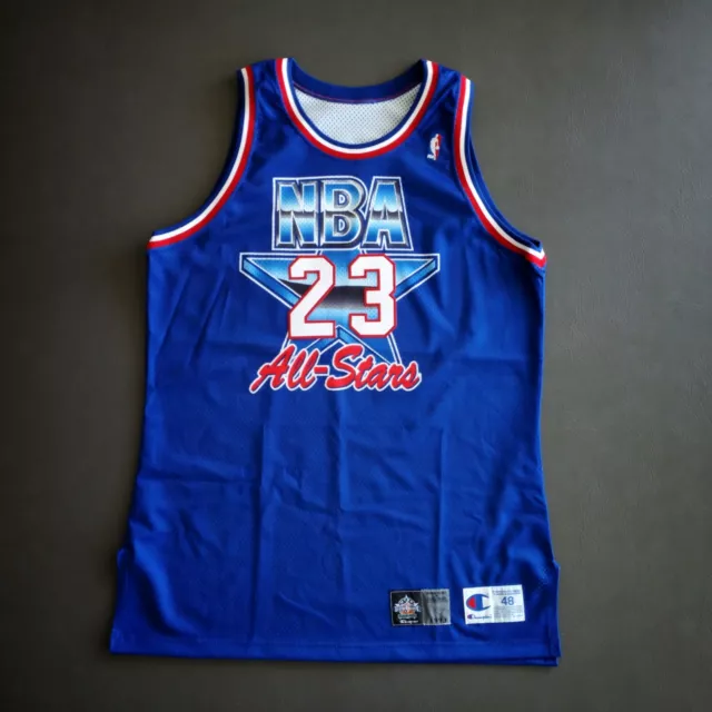 Original 1996 Vtg 90s Michael Jordan All Star CHAMPION Jersey San Antonio  Sz 44