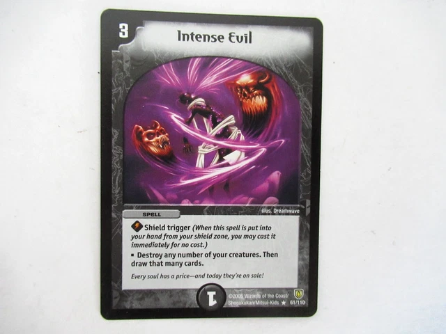 INTENSE EVIL DUEL Masters DM06 Rare card TCG CCG 4.80 - PicClick UK