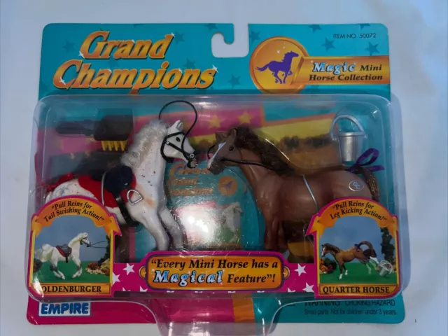 VTG NIB 1997 Grand Champions Mini Horse Collection 50072 Oldenburger Quarter