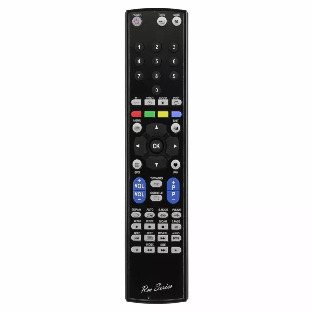 RM Series Remote Control fits TELEFUNKEN T32S857FHD100 T32S857FHD100DVB-Trc1063