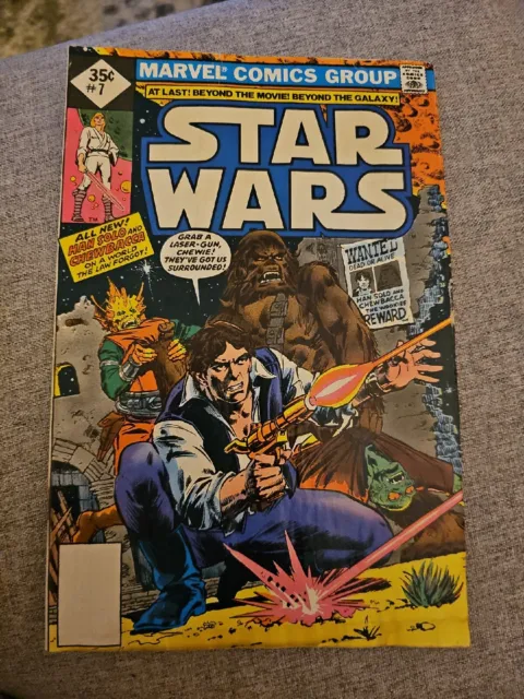 Star Wars #7 Marvel Comics 1977  No UPC code Reprint Good Condition See Desc