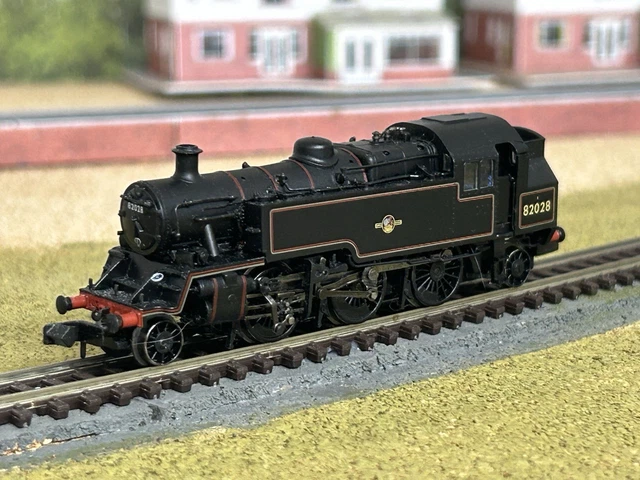 GRAHAM FARISH N Gauge 372-327 Class 3MT Standard Steam Loco BR Black ...