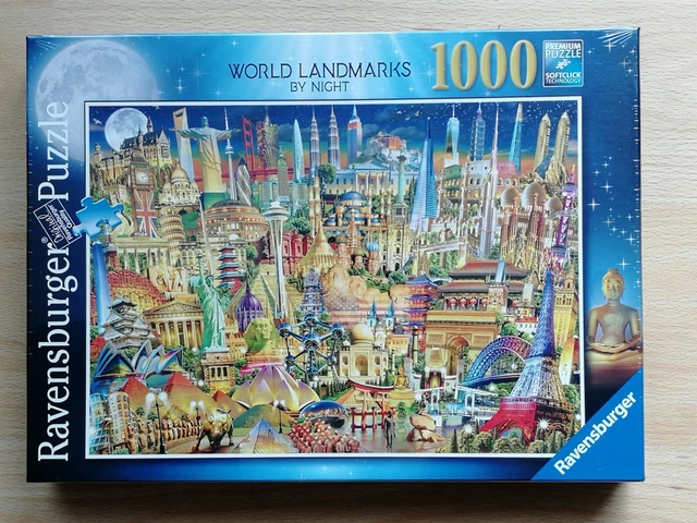 Puzzle Ravensburger "World Of Words" – 1000 Pièces – Neuf, Art Et Couleurs