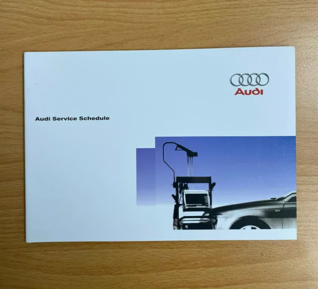 AUDI SERVICE BOOK, BRAND NEW AND GENUINE, ALL PETROL AND DIESEL all